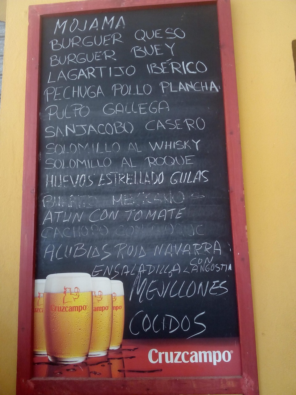 Ejemplo de campaña para bar